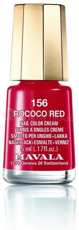 Mavala Minicolor Nail Care - Lak na nehty Rococo Red č.156 5ml Omezená Nabídka