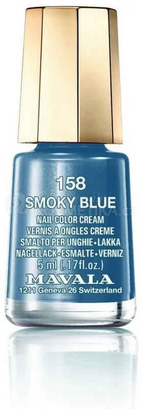 Mavala Minicolor Nail Care - Lak na nehty Smoky Blue č.158 5 ml Cenová Bomba