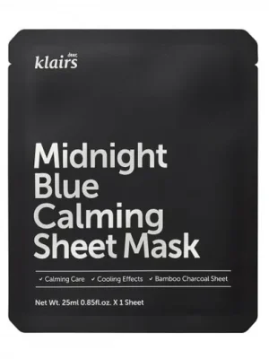 Dear, Klairs Midnight Blue Calming Sheet Mask 25 ml . Nízká Cena