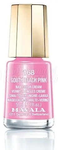 Mavala Minicolor Nail Care - Lak na nehty South Beach Pink č. 168 5ml Originální