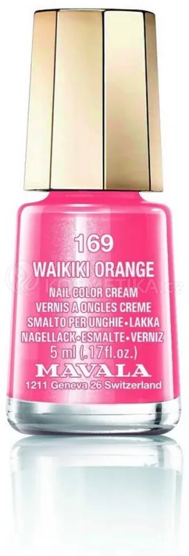 Speciální Cena Mavala Minicolor Nail Care - Lak na nehty Waikiki Orange č.169 5 ml