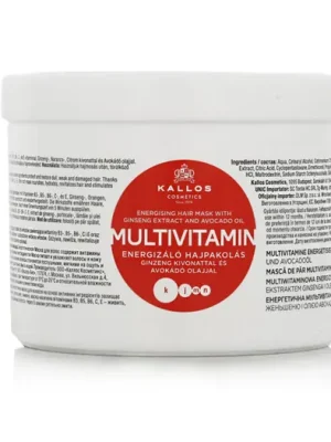 Kallos Multivitamin Energising Hair Mask 500 ml . Víkendová Akce