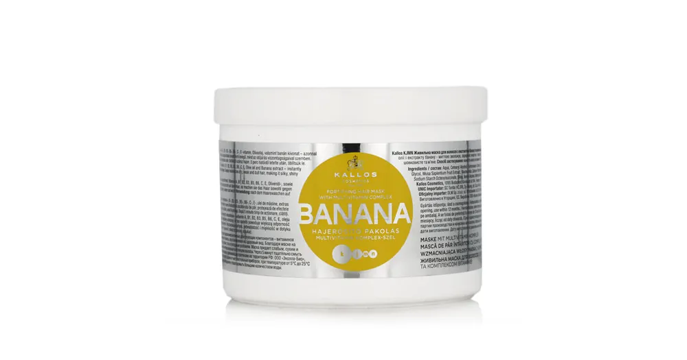Bezpečná Platba Kallos Banana Fortifying Hair Mask 500 ml .