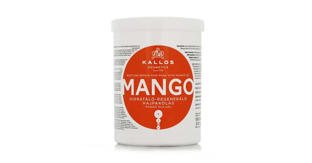 Expresní Doručení Kallos Mango Moisture Repair Hair Mask 1000 ml .