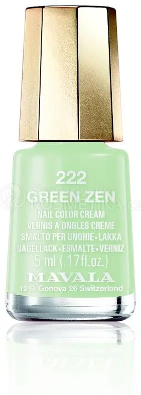 Mavala Minicolor Nail Care - Lak na nehty č. 222 Green Zen 5 ml Must-Have