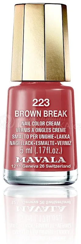 Nakupujte Hned Mavala Minicolor Nail Care - Lak na nehty č. 223 Brown Break 5 ml