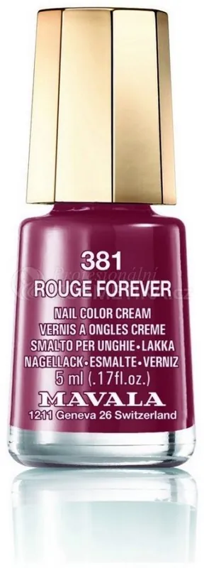 Pouze Dnes Mavala Minicolor Nail Care - Lak na nehty č. 381 Rouge Forever 5 ml