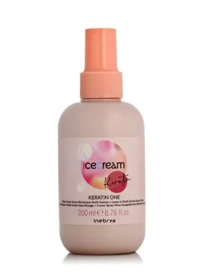 Poslední Šance Inebrya Ice Cream Keratin Keratin One Leave-In Multi-Action Spray Cream 200 ml .