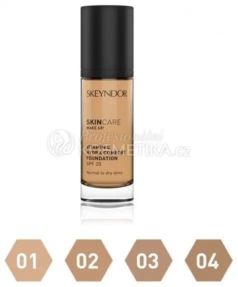 Hit Sezóny Skeyndor Skin Care Make-up Vitamin C Age Preventing Foundation č. 1 - Hydratační make-up s vitamínem C č. 1 10 ml Cestovní balení