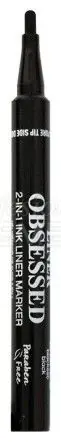 Palladio Liner Obsessed 2in1 Liner Marker Black - Oční linky 2V1 1 ml Omezená Nabídka