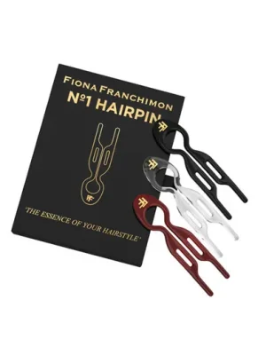 Nejlepší Cena Fiona Franchimon Nº 1 Hairpin New York Collection (Brown, Transparent, Black) 3 ks  .