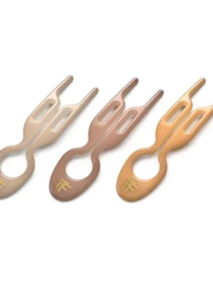 Značkový Fiona Franchimon Nº 1 Hairpin Paris Collection (Satin Sand, Smooth Caramel, Soft Beige) 3 ks  .
