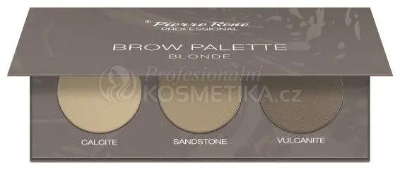 Finální Výprodej Pierre René Brown Palette Blonde - Profesionální paletka na očí Blonde 3x1,3 g