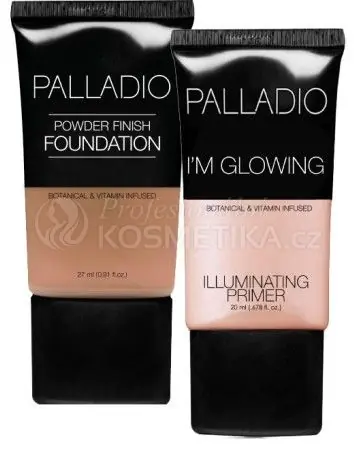 Palladio Vánoční Set I - Make-up porcelain 27 ml + podkladový primer 20 ml Dárková sada Akce