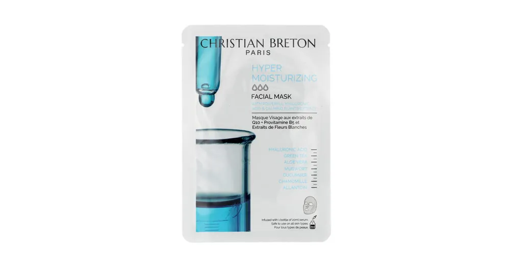 Akční Nabídka Christian Breton Hyper Moisturizing Facial Patches Masks 3 ks .