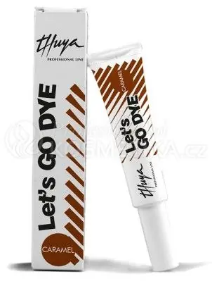 Thuya Professional Line Lets go Sye Caramel Set- Barva na obočí 1 ks + speciální roztok Dárková sada Levný