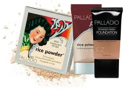 Výhodná Nabídka Palladio Face Set - Rýžový pudr Natural 7,25 g + podkladový primer 20 ml + make-up porcelan 27 ml Dárková sada