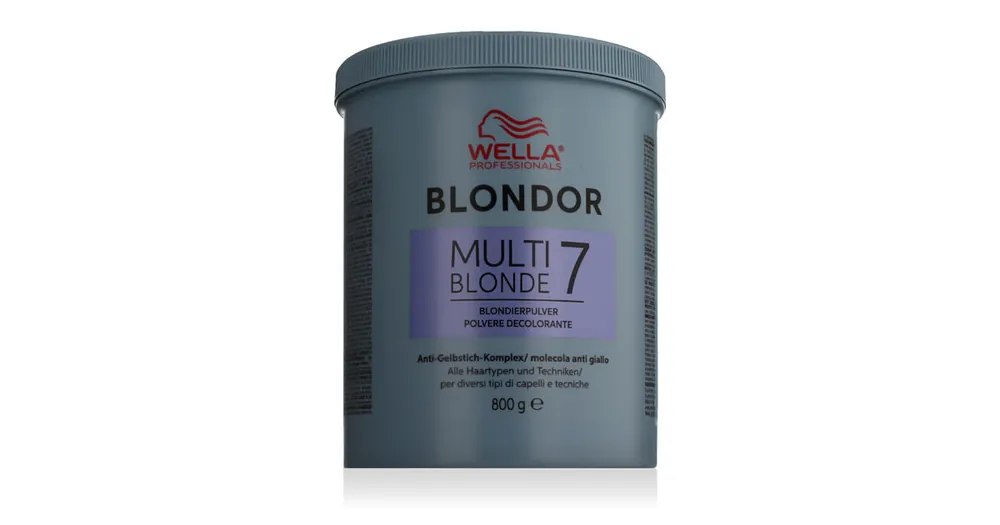 Výhodná Nabídka Wella Blondor Multi Blonde 7 Powder Lightener 800 g .