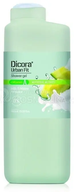 Akce Dicora Shower Gel Urban Fit Milk & Melon - Sprchový gel mléko a meloun 400 ml