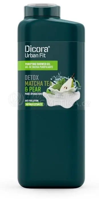 Časově Omezené Dicora Urban Fit Detox Matcha Tea Shower Gel - Sprchový gel matcha a hruška 400 ml