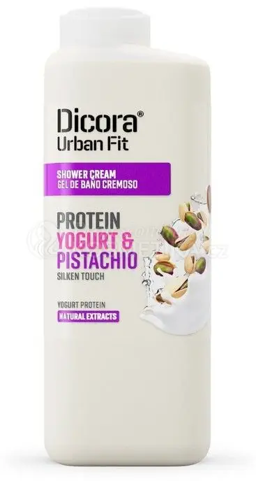 Tovární Cena Dicora Urban Fit Shower Cream Protein Yogurt and Pistachio - Sprchový gel jogurt a pistácie 400 ml