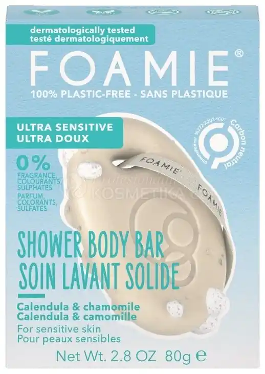 Foamie Shower Body Bar Ultra Sensitive Body Bar - Tuhá sprchová péče 80 g Přímo Od Výrobce