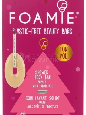 Značkový Foamie Shower Body Bar Gift Set - Tuhá tělová péče 80 g + cestovní pouzdro 1 ks + sáček na mýdlo 1 ks Dárková sada