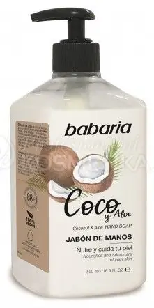 Babaria Coco and Aloe vera Hand Soap - Mýdlo s kokosovým olejem 500 ml Cenová Bomba