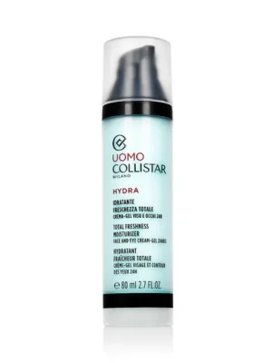 Autentický Collistar Uomo Hydra Total Freshness Moisturizer Face And Eye Cream-Gel 80 ml