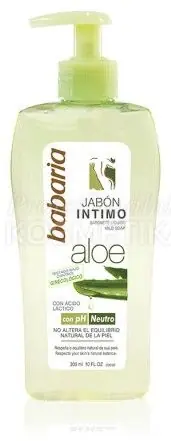 Víkendová Akce Babaria Intimate Aloe Soap - Mýdlo pro každodenní intimní hygienu 300 ml