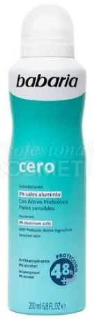 Víkendová Akce Babaria Zero Deodorant Spray - Deodorant ve spreji 200 ml