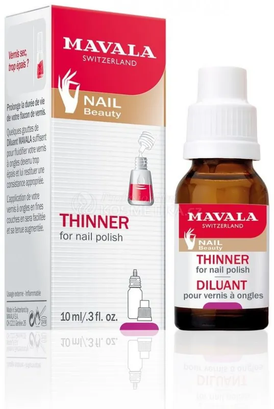Mavala Thinner For Nail Polish - Ředidlo laku na nehty 10 ml Akce