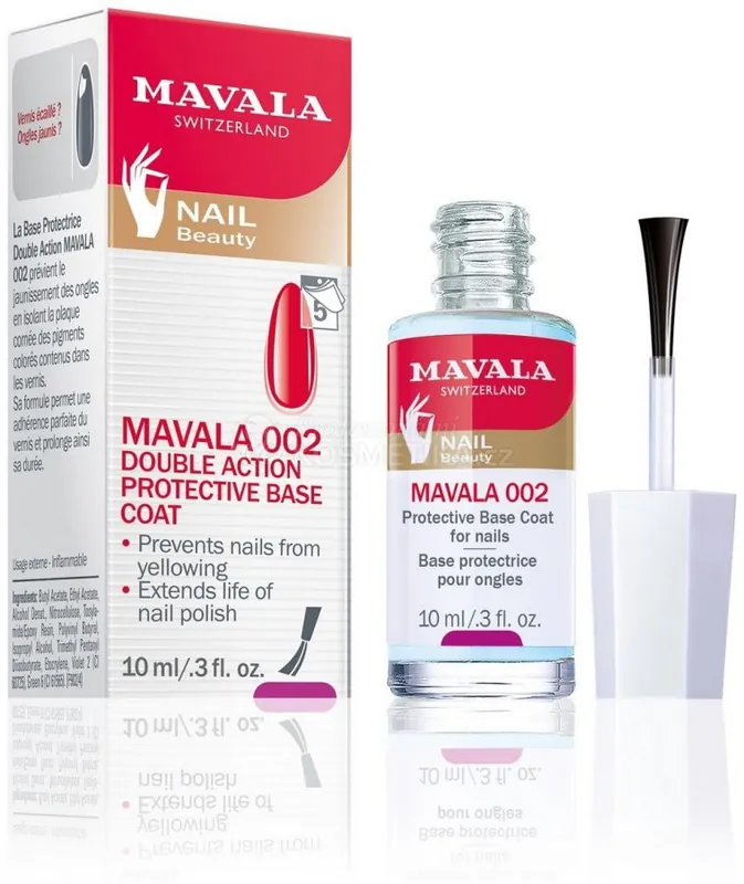 Hit Sezóny Mavala Protective Base Coat For Nails 002 - Základní podlak pro fixaci laku 10 ml