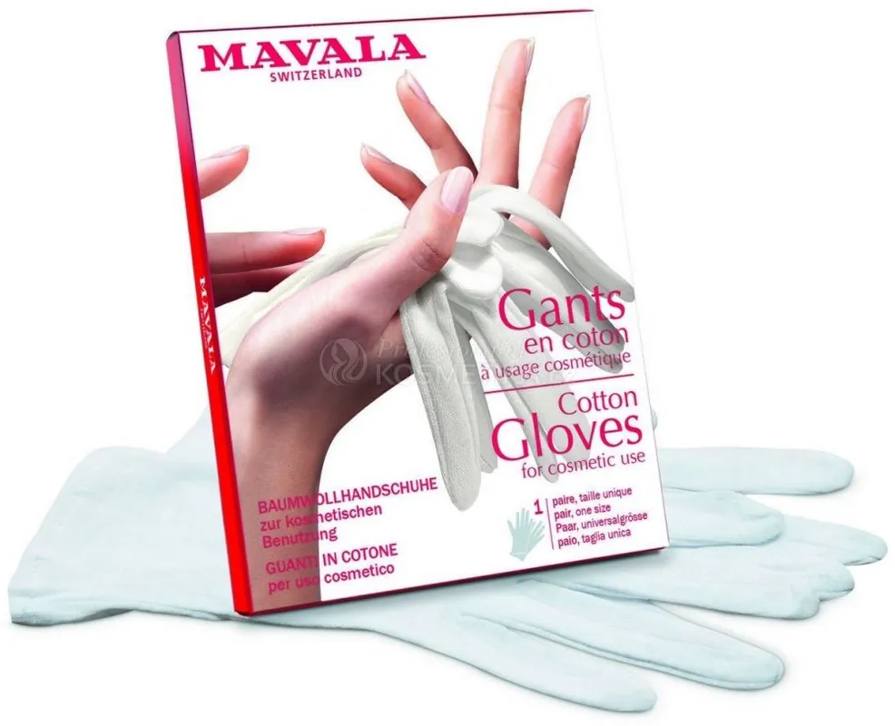 Mavala Cotton Gloves - Bavlněné rukavice 1pár Finální Výprodej