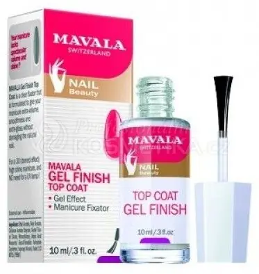 Horká Nabídka Mavala Gel Finish Top Coat - Nadlak s efektem gelových nehtů 10ml