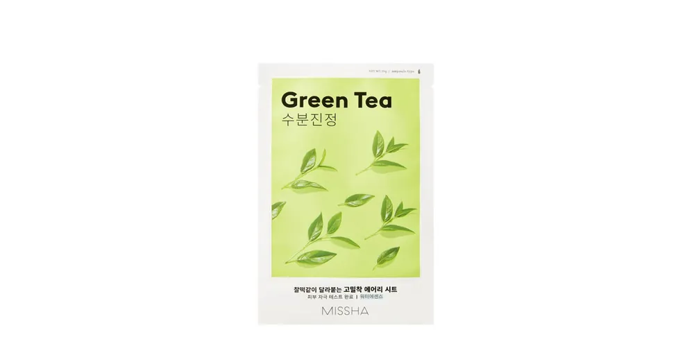 MISSHA Airy Fit Sheet Mask Green Tea 19 g . Tovární Cena