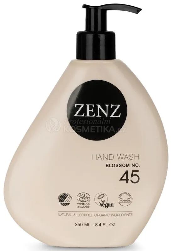 Zenz Organic Hand Wash Blossom No. 45 - Přírodní a organické tekuté mýdlo s vůní 250 ml Novinka