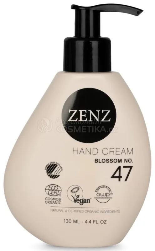 Zenz Organic Hand Cream Blossom No. 47 - Přírodní krém na ruce s vůní květin 130 ml Víkendová Akce