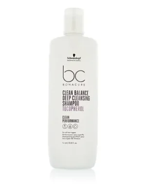 Ověřený Schwarzkopf Professional BC Bonacure Clean Balance Deep Cleansing Shampoo 1000 ml