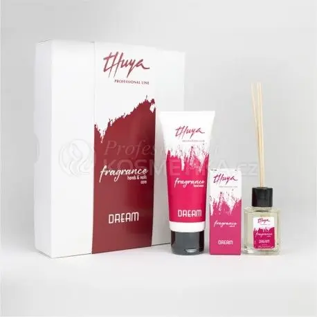 Thuya Professional Line Fragrance Dream Kit - Krém na ruce 75 ml + olej na nehty 14 ml + vonný difuzér Dárková sada Nízká Cena