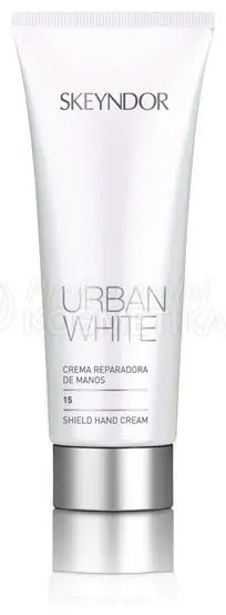 Nejprodávanější Skeyndor Urban White Shield Hand Cream - Ochranný krém na ruce proti pigmentovým skvrnám SPF15 75ml