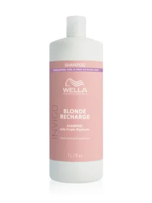 Wella Invigo Blonde Recharge Shampoo 1000 ml . Akce