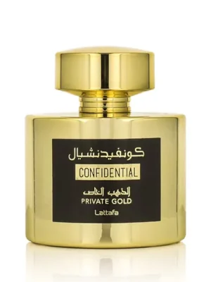 Lattafa Confidential Private Gold EDP 100 ml UNISEX Odeslání Ihned