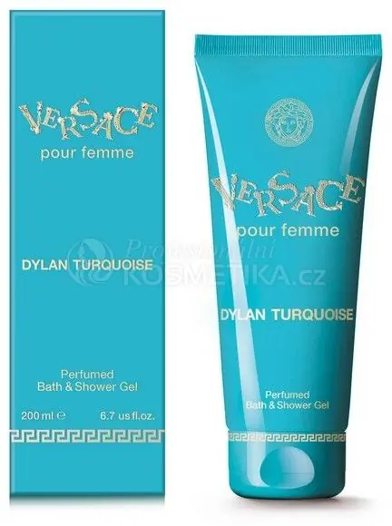 Akce Versace Dylan Turquoise Bath and Shower Gel - Sprchový gel 200 ml
