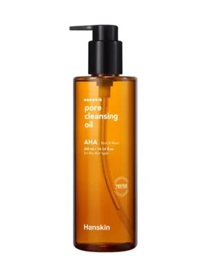 Hanskin Pore AHA Rich & Moist Cleansing Oil 300 ml . Vysoce Kvalitní