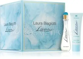 Akce Laura Biagiotti Laura Set - EDT 25 ml + tělové mléko 50 ml Dárková sada