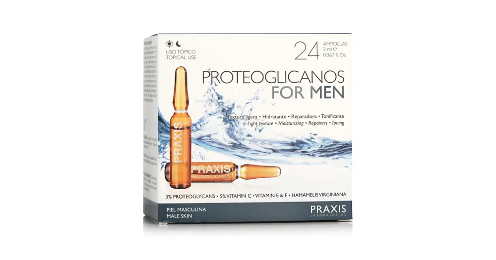 Cenová Bomba Praxis Laboratorios Proteoglicanos For Men 24 x 2 ml ampoules .