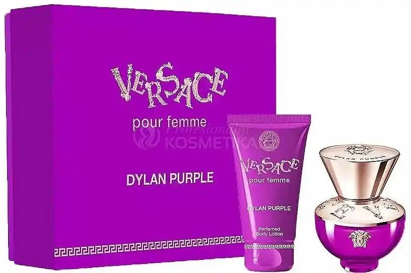 Rychlé Dodání Versace Dylan Purple Set - EDP 30 ml + tělový krém 50 ml Dárková sada