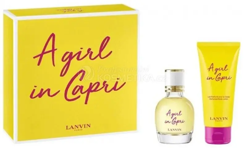 Lanvin a Girl in Capri Set - EDT 50 ml + tělové mléko 100 ml Dárková sada Tovární Cena