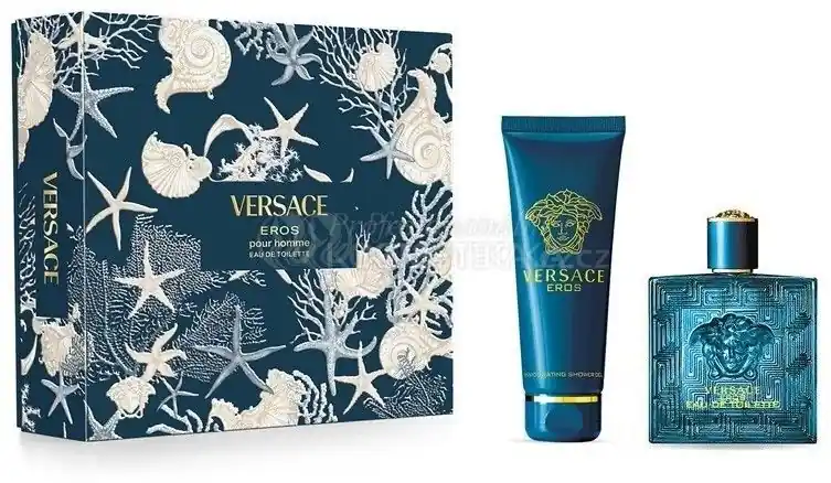Doprava Zdarma Versace Eros Vánoční Set - EDT 30 ml + sprchový gel 50 ml Dárková sada